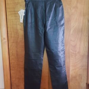 Black Leather Pants